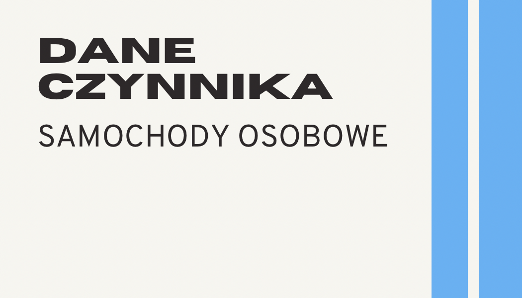 Dane Czynnika Samochody Osobowe Ileczynnika Pl